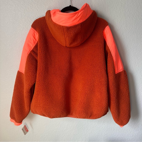 Free People Movement Women's Lead The Pack Fleece Sherpa Quarter Zip Pullover - Picture 5 of 9